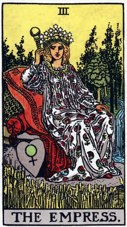 La Emperatriz, arcano mayor del tarot Rider-Waite