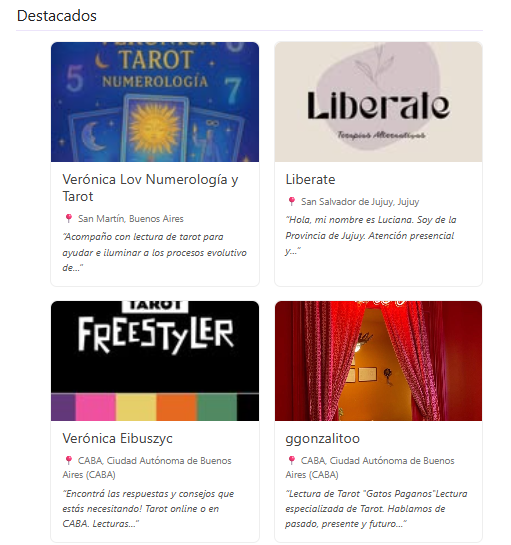Argentina Tarot: Sumate al Directorio Argentino de Tarot